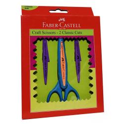 FABER-CASTELL CRAFT SCISSORS - 2 CLASSIC CUTS